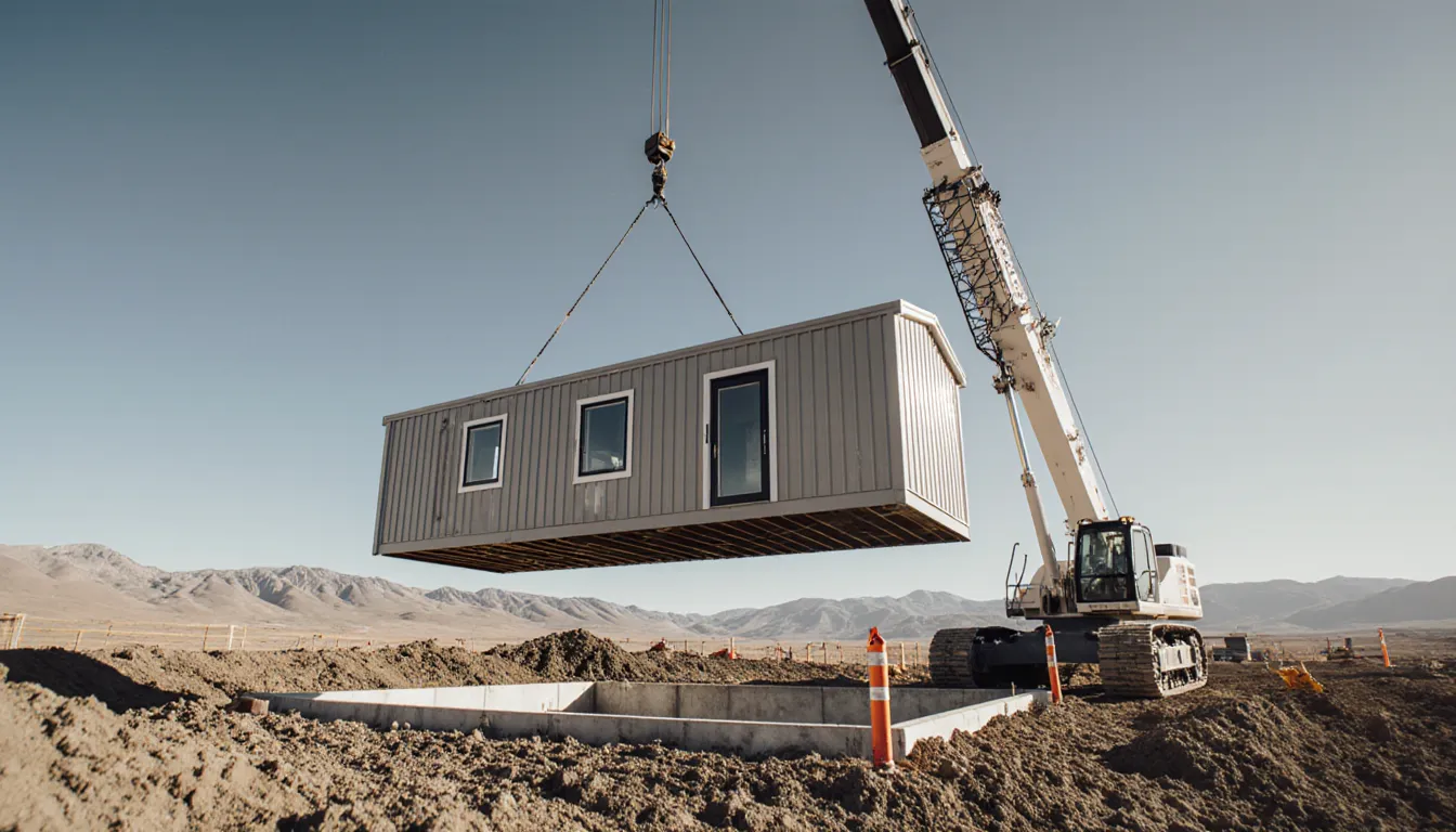 Modular home exterior